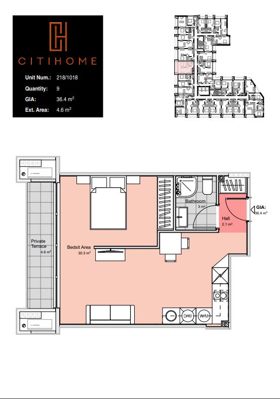 Image of Apartment - 1 Bathrooms for Rental in CitiHome-Gibraltar, Image 17